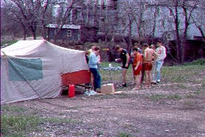 Club Dive Behind WurstHall / Comal River / 4-1969